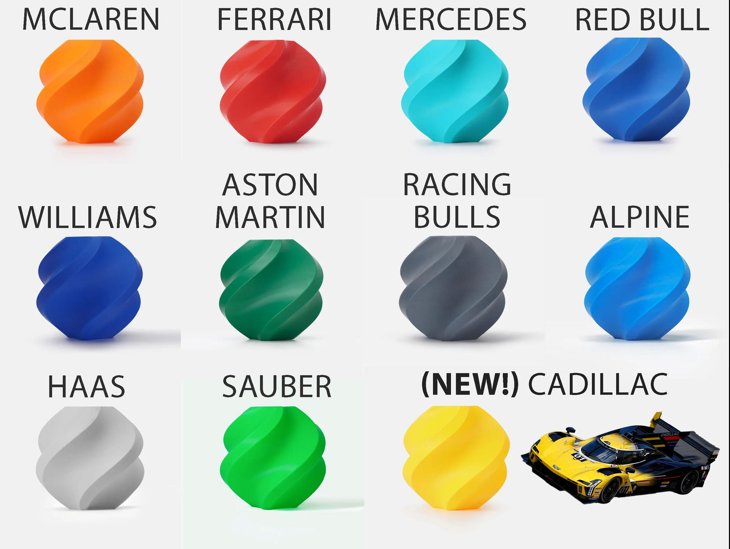 Personalized F1 Keychain: 3D Printed Racing Bag Charm