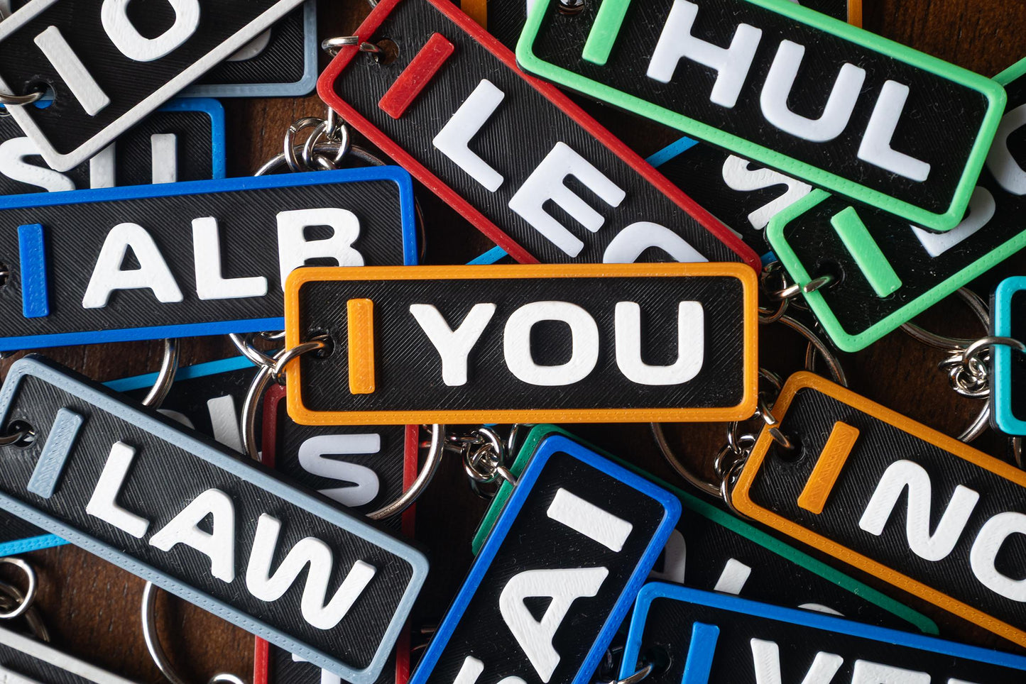 Personalized F1 Keychain: 3D Printed Racing Bag Charm